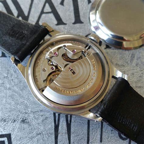 International Watch Co. Beyer, IWC Cal. 852 back on the